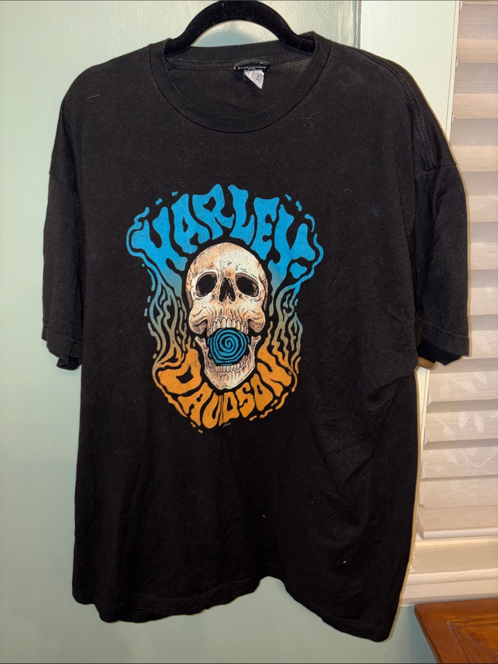 Harley Davidson Las Vegas Nevada Skull Graphic T Shirt XXL Black Dealer Tee